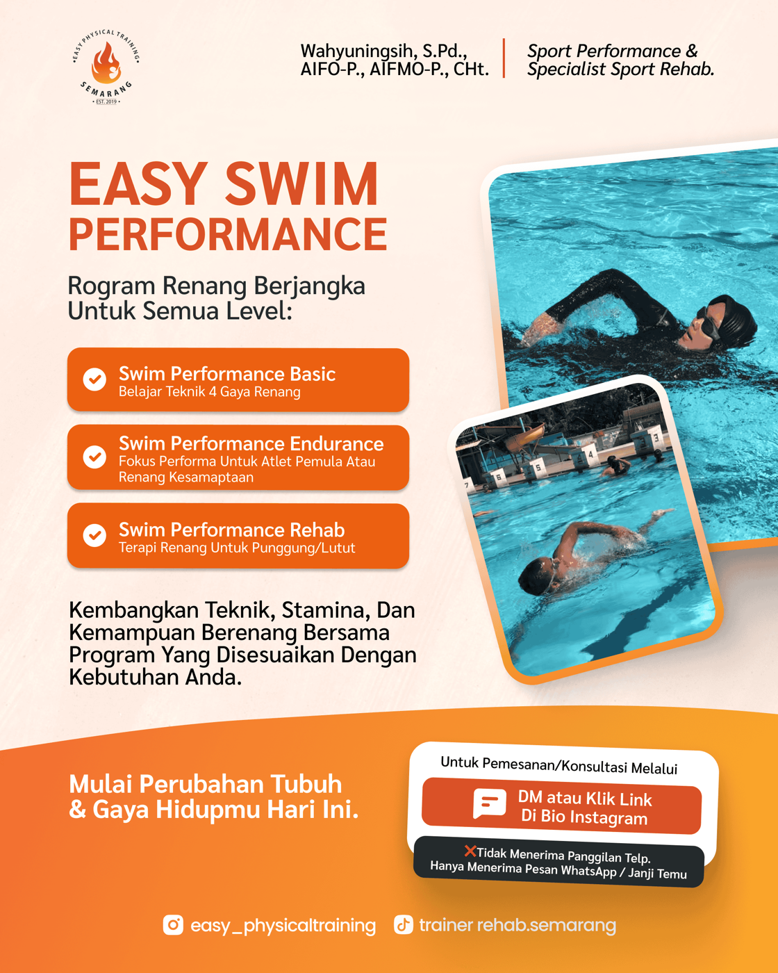 Easy Swim Performance