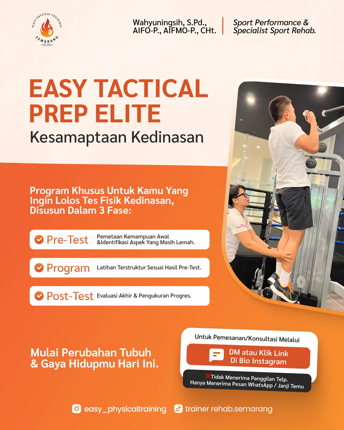 Program Tactical & Militer Fitness Prep